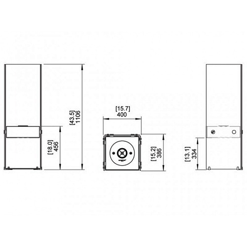 Ecosmart Fire Ghost Stainless steel/Toughened Glass_3