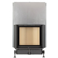 Brunner kompakt-kamin kk 51/55 lifting, стальной вертикальный дымосборник, черные рамки